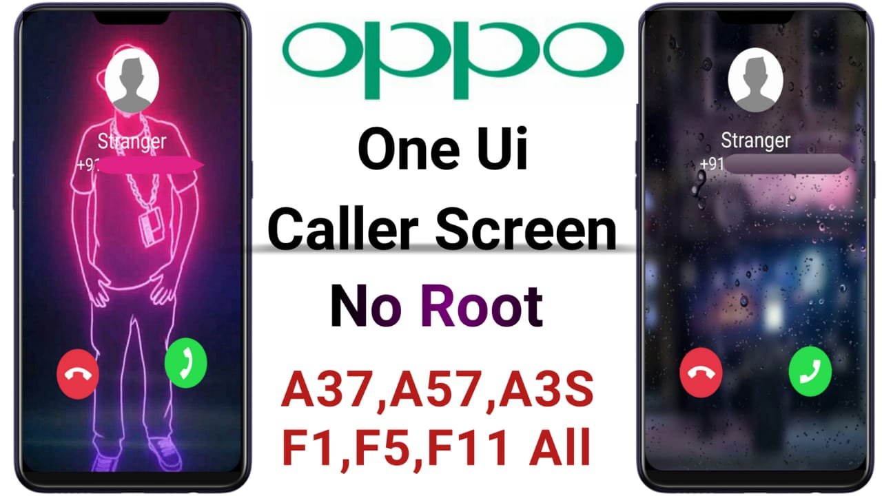 OPPO: OPPO One Ui Caller Screen