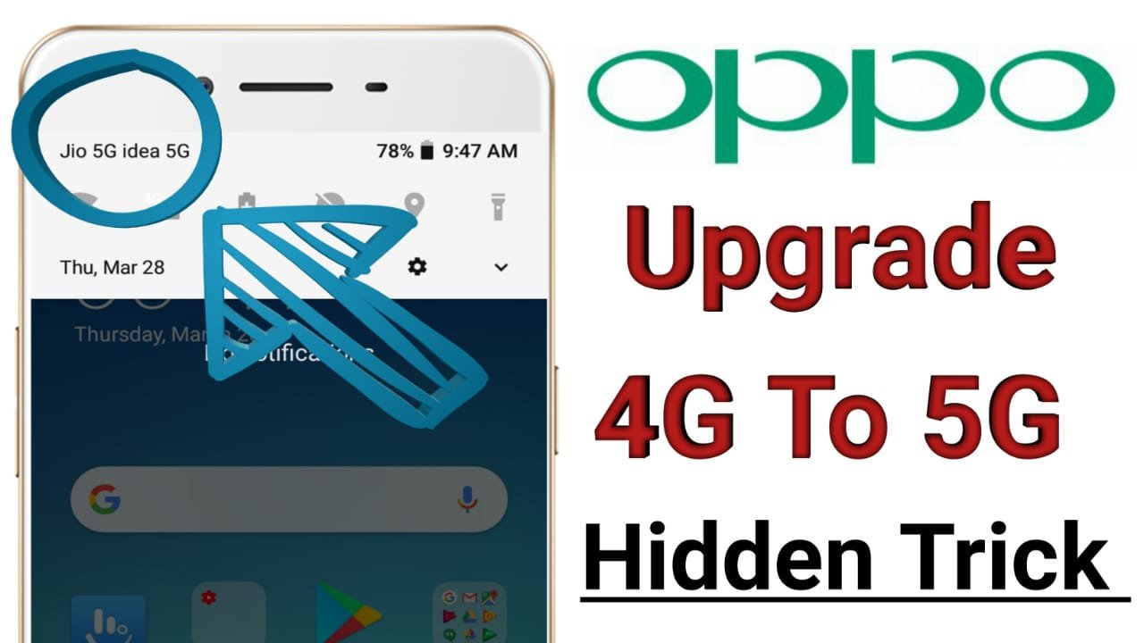 OPPO: OPPO Upgrade 4G To 5G & Status Bar