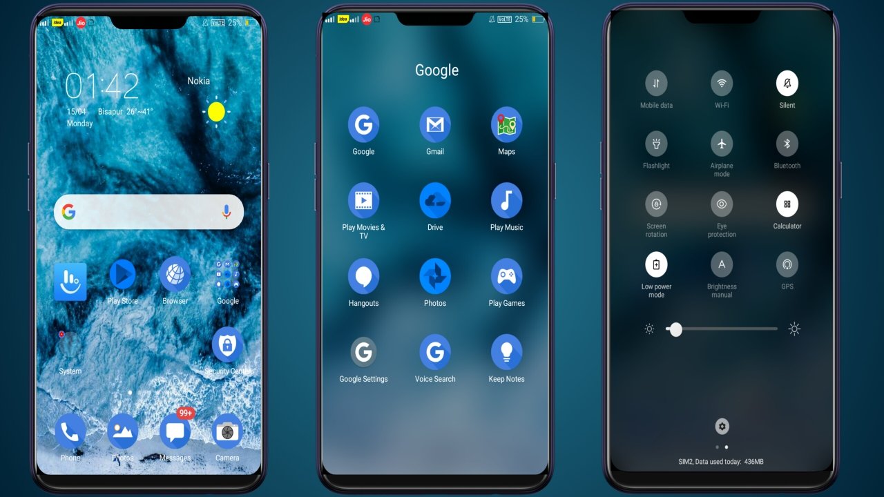 OPPO: OPPO (ColorOS) Theme Nokia 8