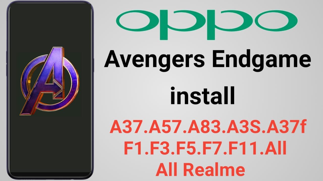 OPPO & Realme (colorOS) Theme Avengers Endgame
